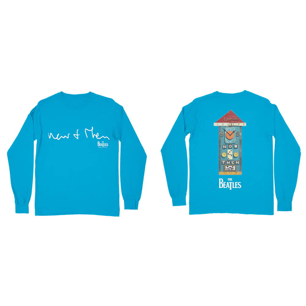Now and Then Clock Blue Longsleeve Shirt - Image 3