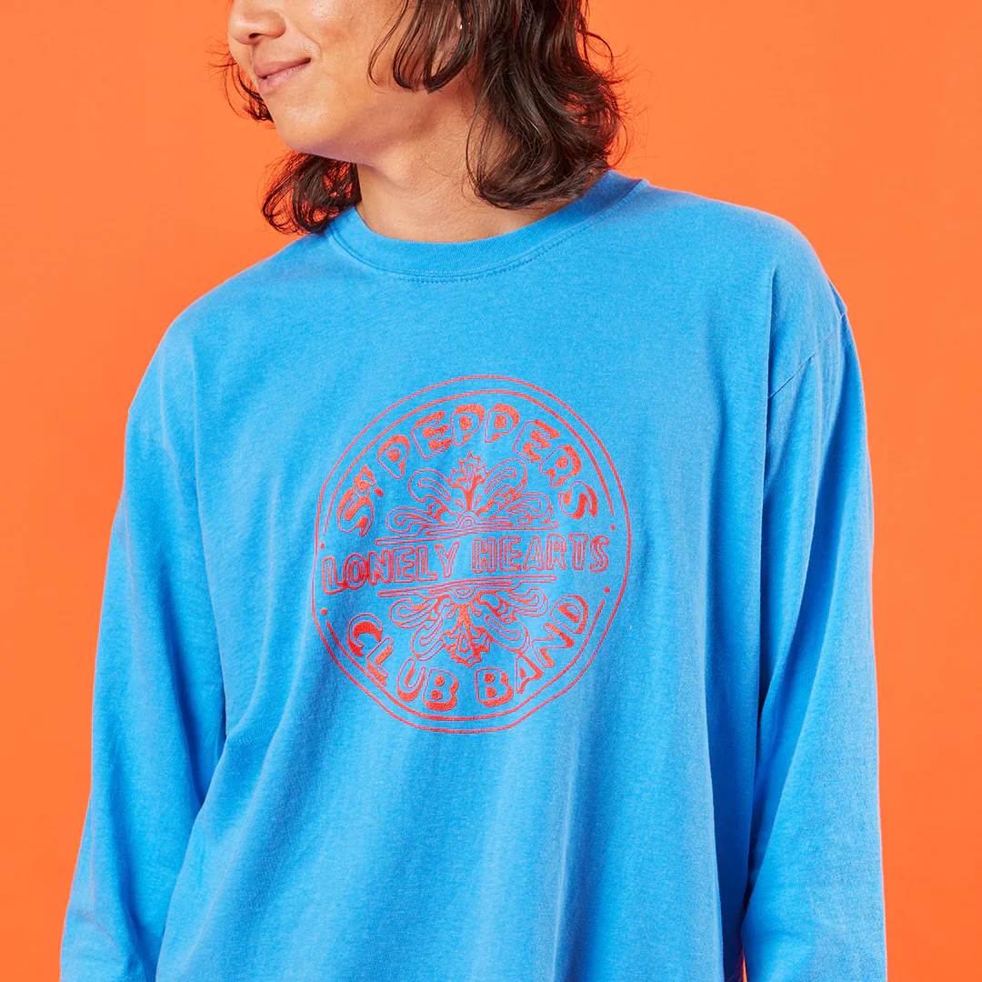 Sapphire Sgt.  Pepper Drum Longsleeve  T-Shirt - Image 3