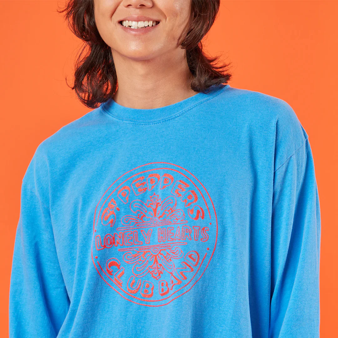 Sapphire Sgt.  Pepper Drum Longsleeve  T-Shirt - Image 4