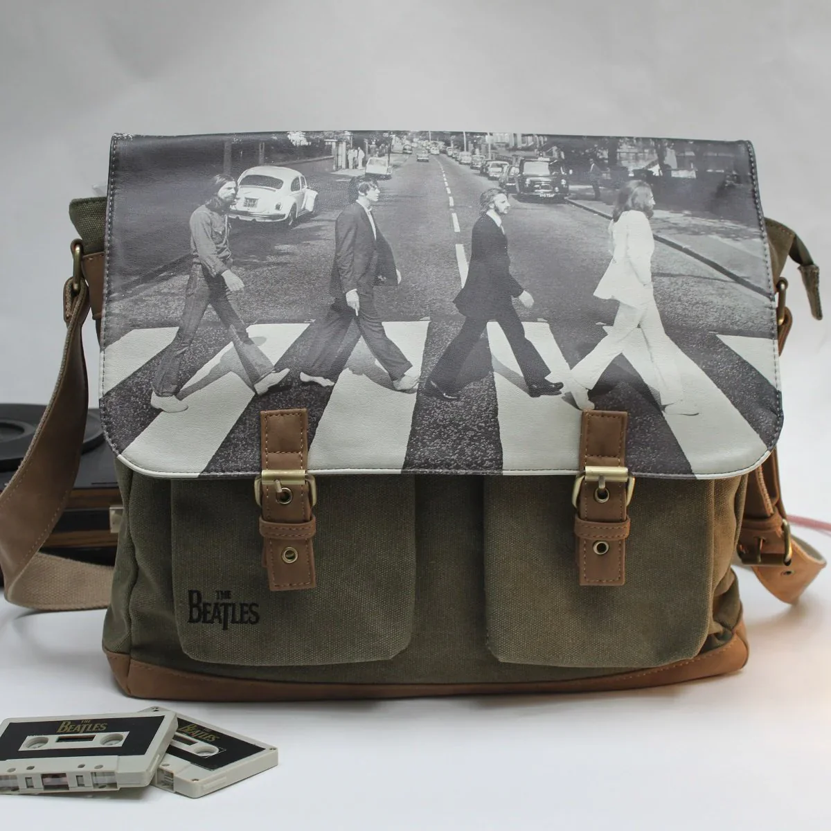 The Beatles Abbey Road Green Satchel - Image 4