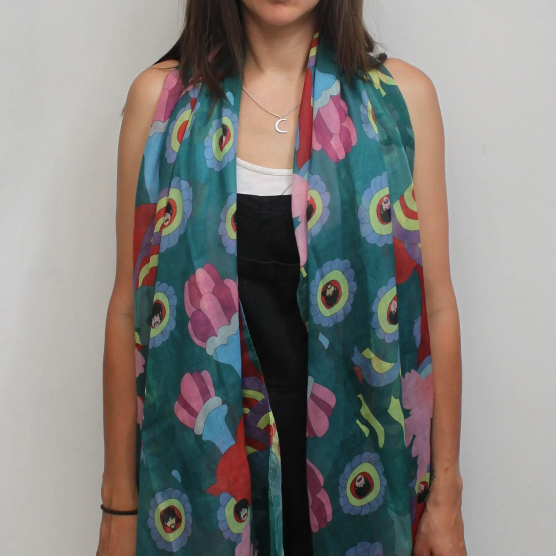 The Beatles Yellow Submarine Psychedelic Scarf - Image 3